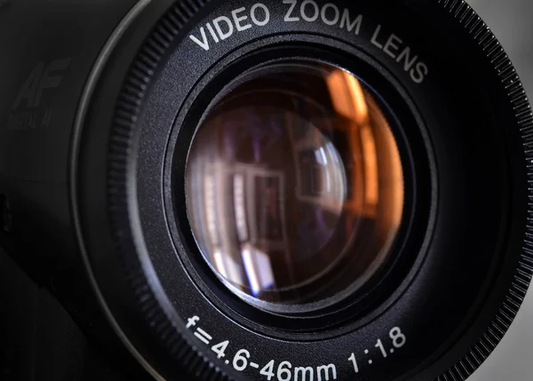 Video camera lens — Stock Photo, Image
