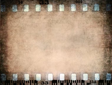 Grunge color filmstrip texture clipart
