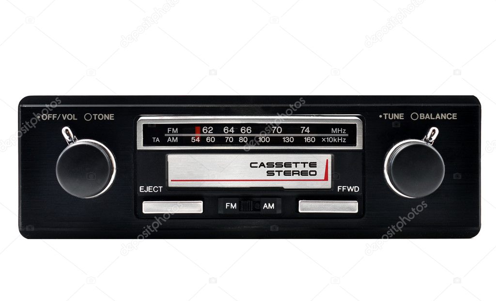 Radio de coche viejo: fotografía de stock © Ensuper #8937828