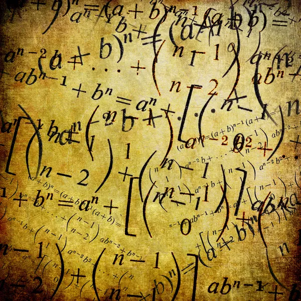 Maths formulas — Stock Photo, Image