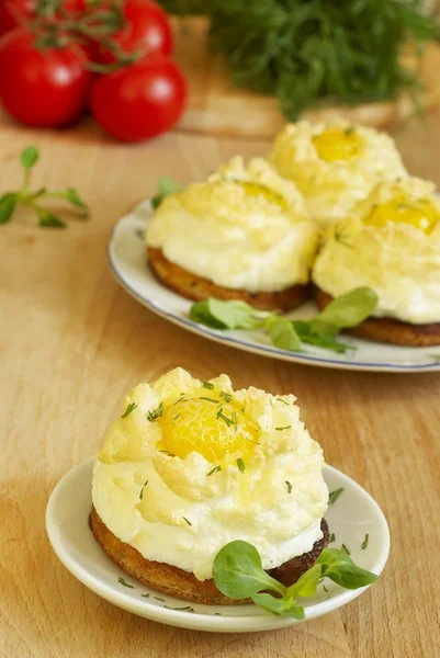Egg appetizer — Stock Photo, Image
