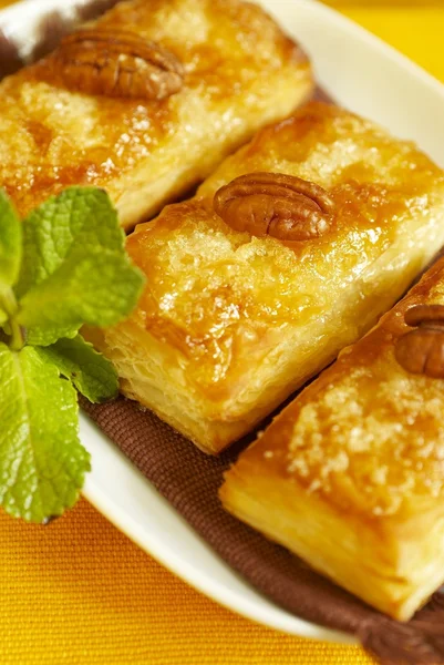 Pastries with nuts — Stock Photo, Image