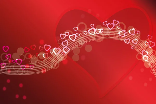 Аннотация Valentine love card or background — стоковый вектор