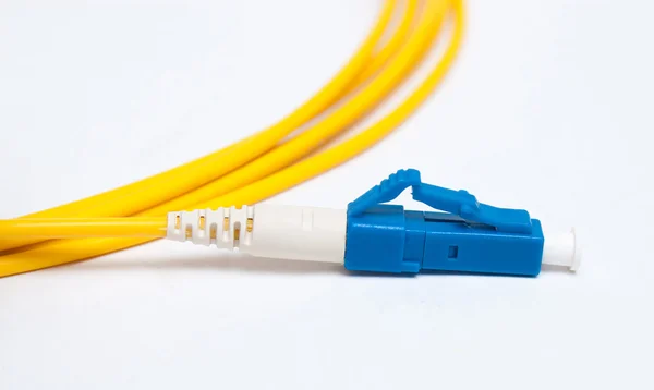 Optical single mode LC patch cord — Stock Photo, Image