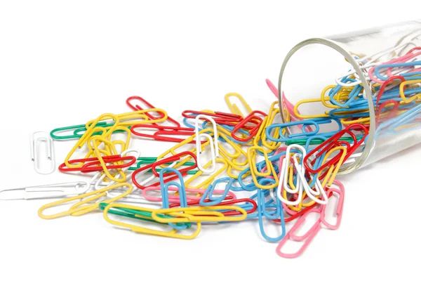 Color paper clips — Stock Photo, Image