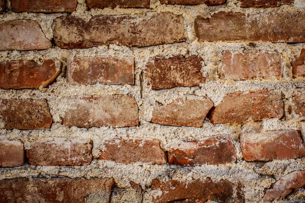 Toned brick wall grunge background or texture — Stock Photo, Image