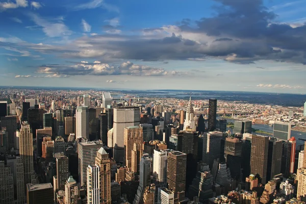 Nova Iorque Manhattan antena — Fotografia de Stock