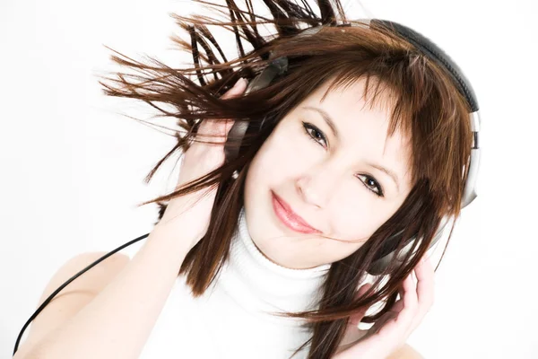 stock image Women listen to music