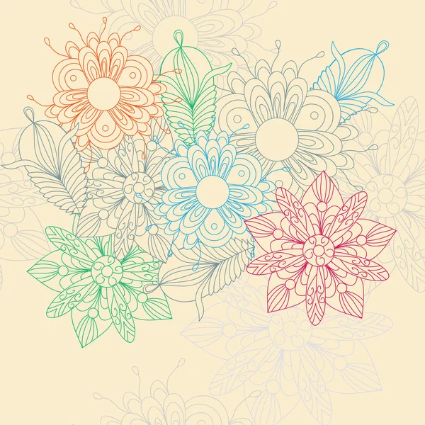 Motif de fleur — Image vectorielle