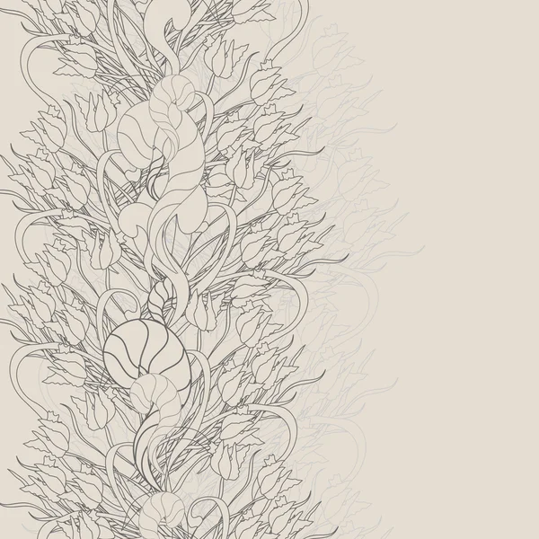 Tarjeta de flor vectorial — Archivo Imágenes Vectoriales