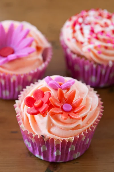 Birthday cupcakes — Stock Photo, Image