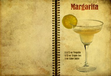 Margarita recipe clipart