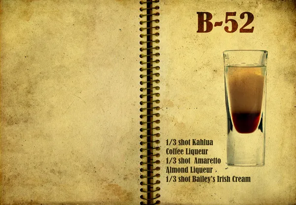B 52 のレシピ — ストック写真