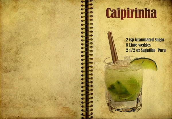 stock image Caipirinha recipe