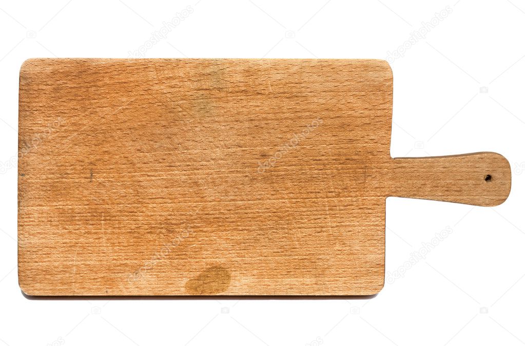 Used chopping board