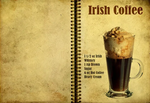 Receta de café irlandés —  Fotos de Stock