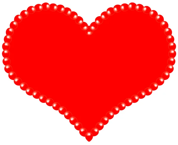 stock image Red heart