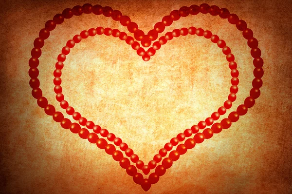 Grunge Sevgililer günü kalp — Stok fotoğraf