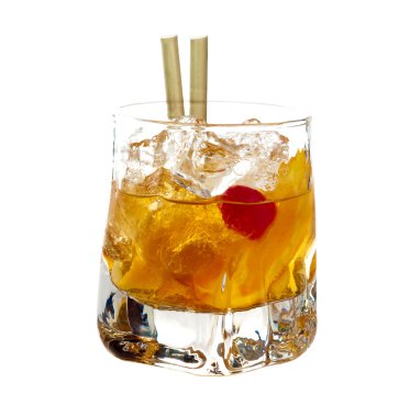 Old Fashioned cocktail clipart