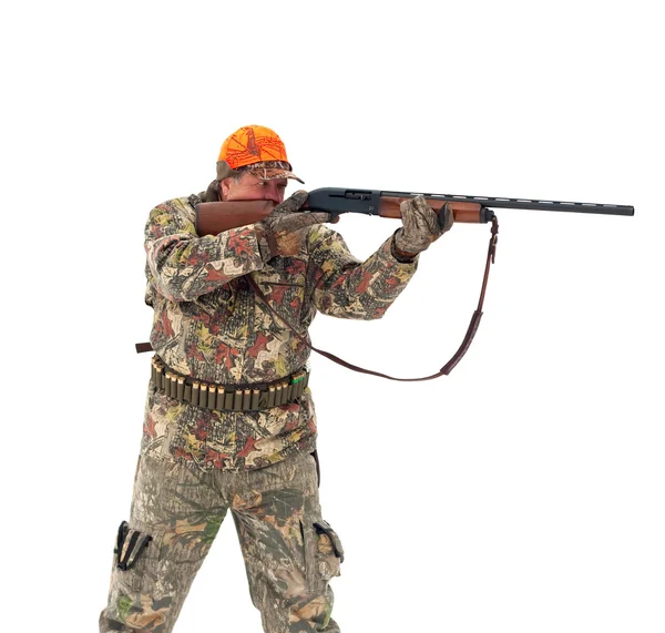 Hunter aiming — Stock Photo, Image