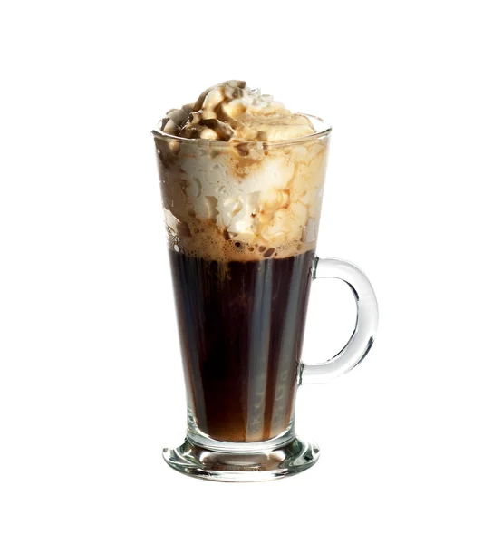 Irischer Kaffee-Cocktail — Stockfoto