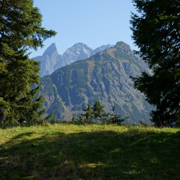 A vista da montanha — Fotografia de Stock
