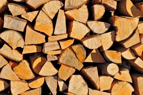 Chipped fire wood — Stock Photo, Image