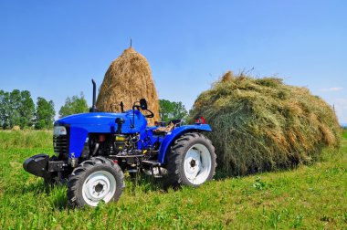 Hay preparation clipart