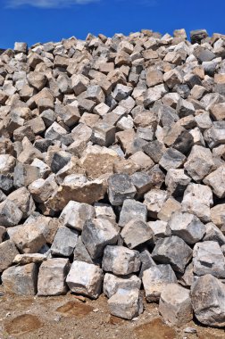 Granite cobblestones clipart