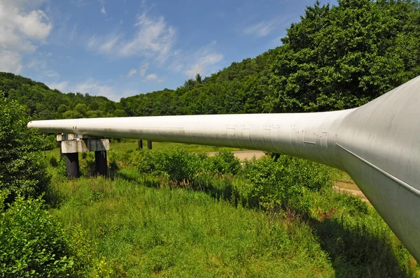 Gazociąg wysokiego ciśnienia — Zdjęcie stockowe