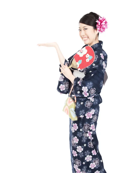 Beautiful kimono woman — Stock Photo, Image