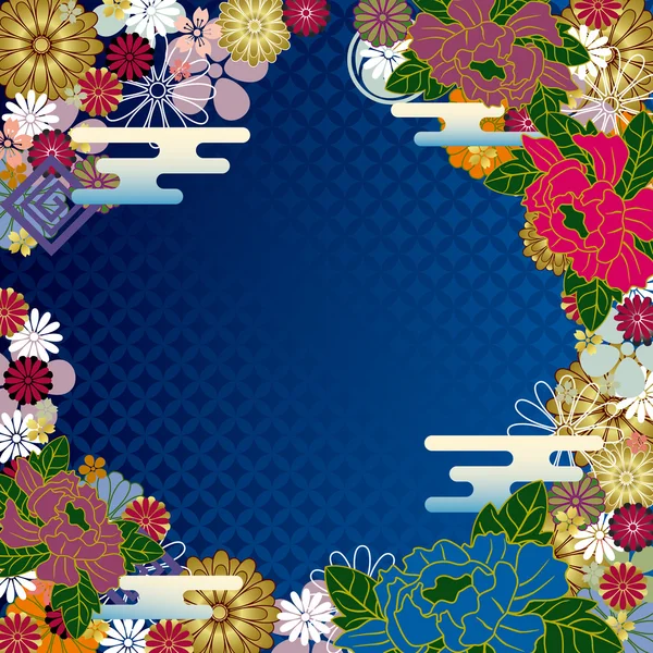 Cadre traditionnel japonais — Image vectorielle
