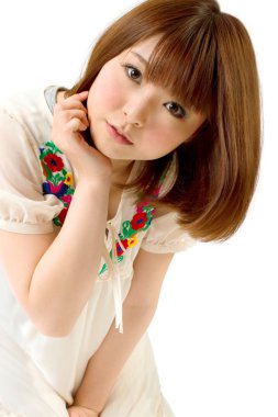 güzel genç bir kadın