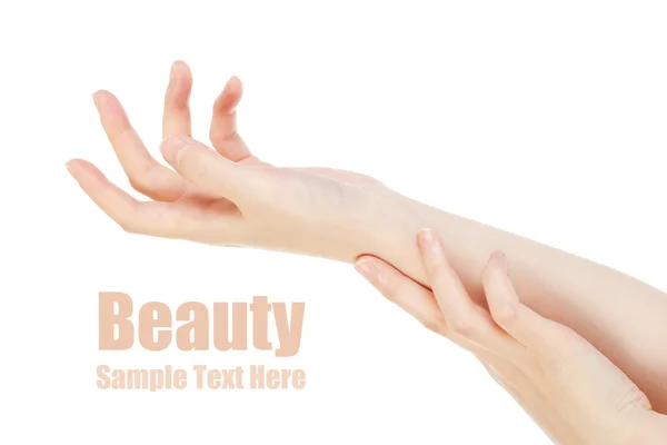 Mãos de beleza — Fotografia de Stock