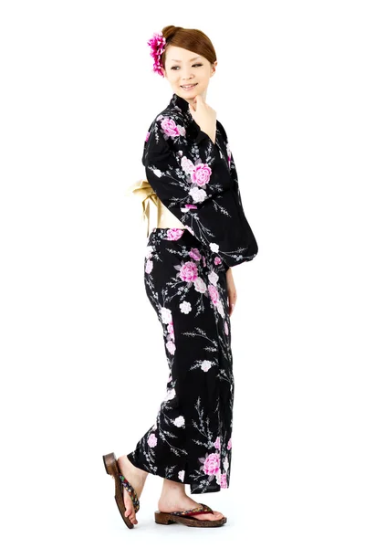 Japonés kimono mujer —  Fotos de Stock