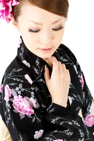 Japanse kimono vrouw — Stockfoto