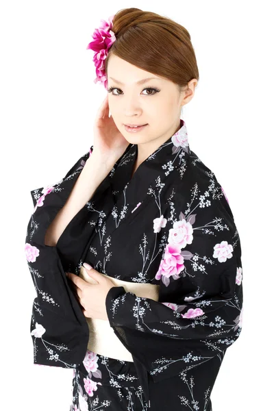Japanse kimono vrouw — Stockfoto