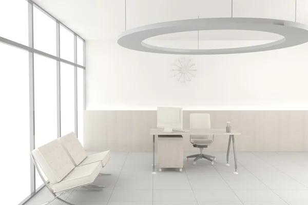 White modern office — Stock Photo, Image