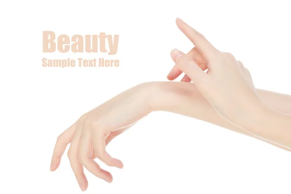 Mãos de beleza — Fotografia de Stock