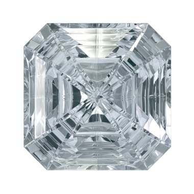 Asscher Cut Diamond clipart