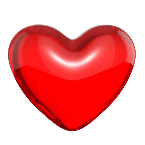 stock image Transparent red candy heart