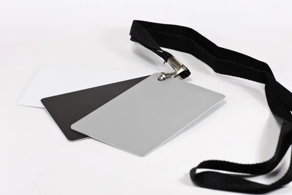 회색 카드 — 스톡 사진