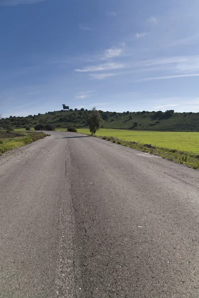 Straße in Spanien — Stockfoto