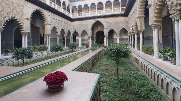 stock image Alcazar garden