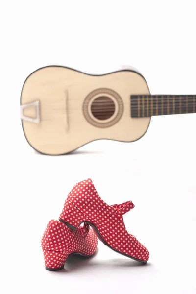 stock image Guitar and shoe