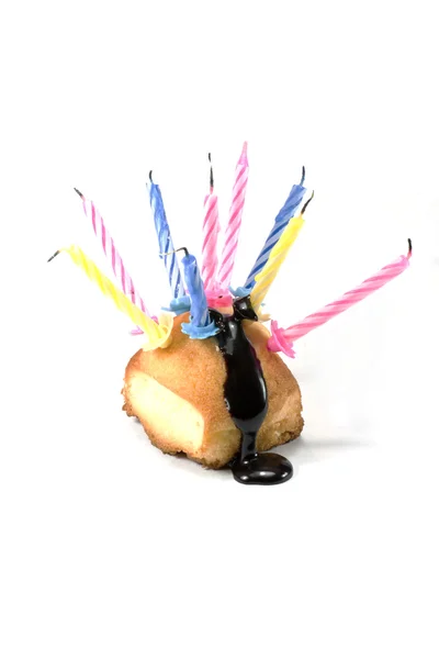 Pie birthday — Stock Photo, Image