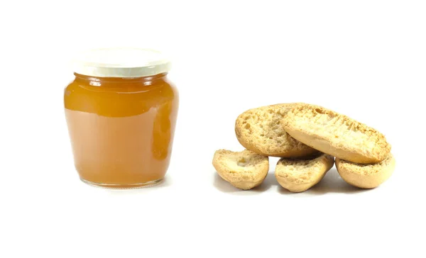 Jam ontbijt — Stockfoto