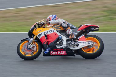 Casey Stoner in IRTA Jerez 2012 clipart