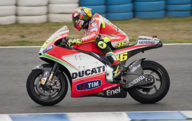 valentno rossi IRTA Jerez 2012