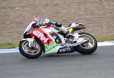 Stefan Bradl in IRTA Jerez 2012 clipart